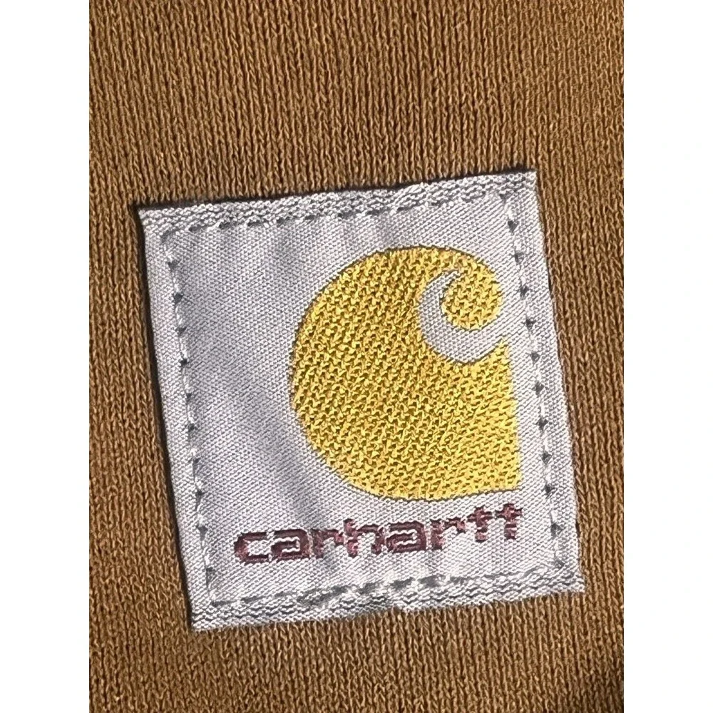 Carhartt Rain Defender Sherpa Lined Jacket Hoodie Mens 2XL Tan NWOT TS3308-M